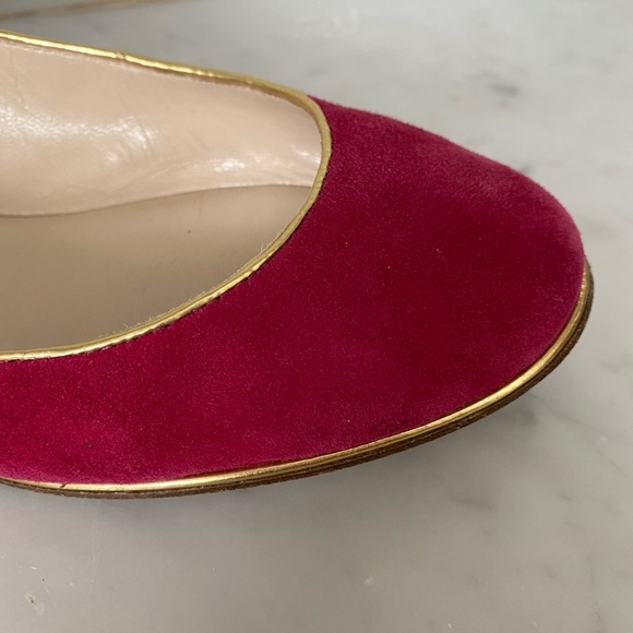 Michael Kors Fuchsia Suede Ballet Flats - Picture 3 of 5